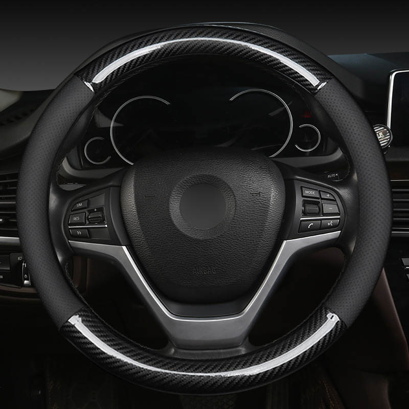 Carbon fiber black-round