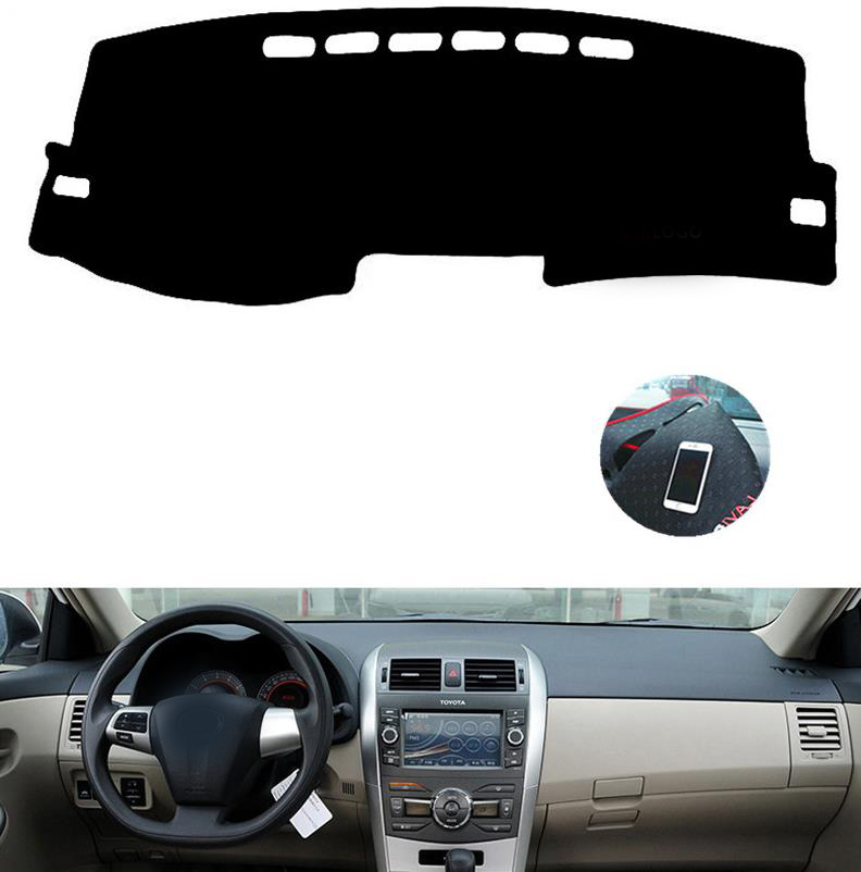 For 07-13 corolla anti-slip black edges