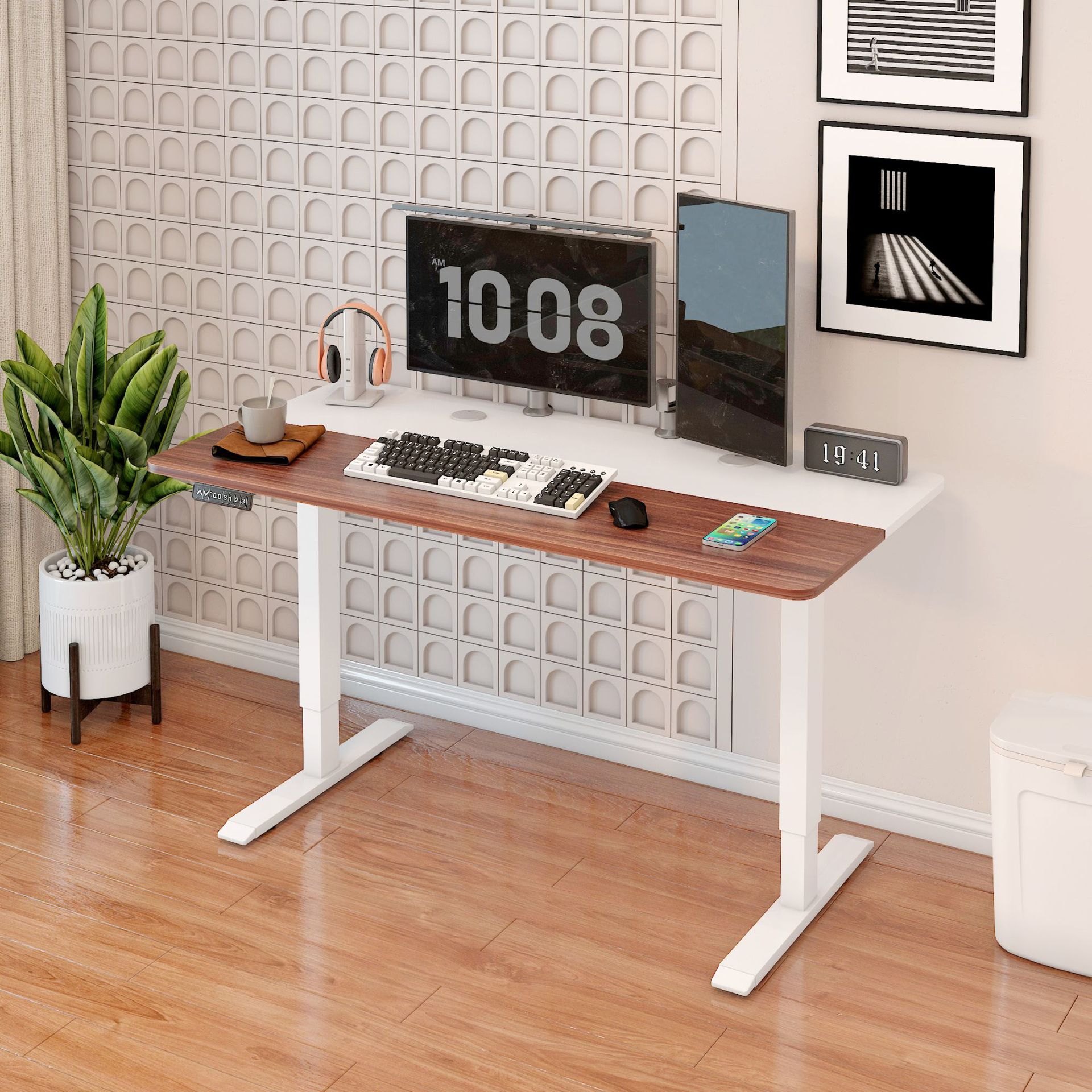 Walnut white 120*60* (73*118)