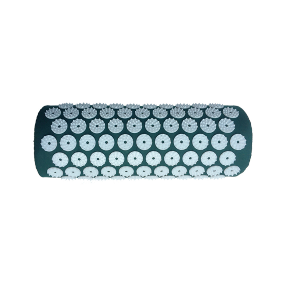 Round thorn dark green pillow