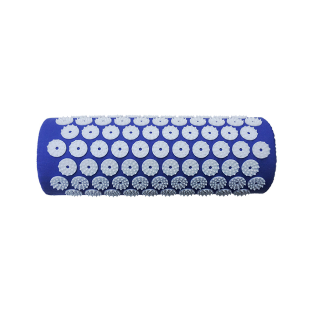 Round thorn blue pillow