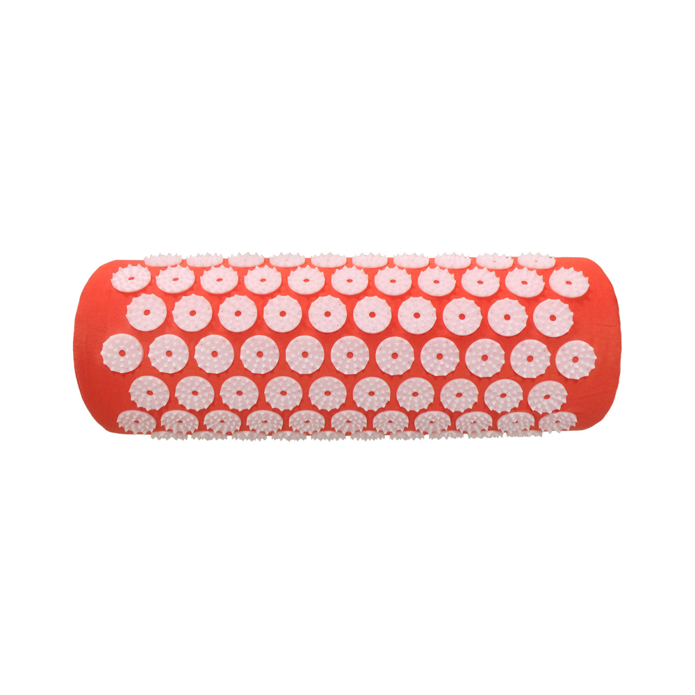 Round thorn orange pillow