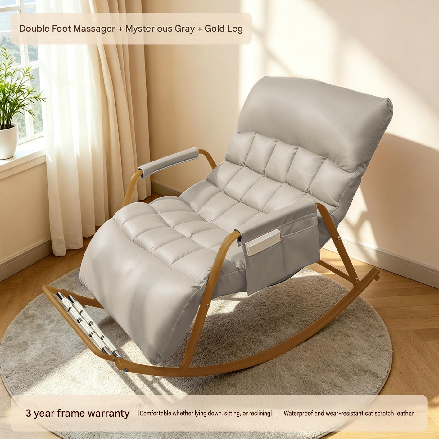 [mysterious gray   double foot massage model - golden legs] waterproof and wear-resistant