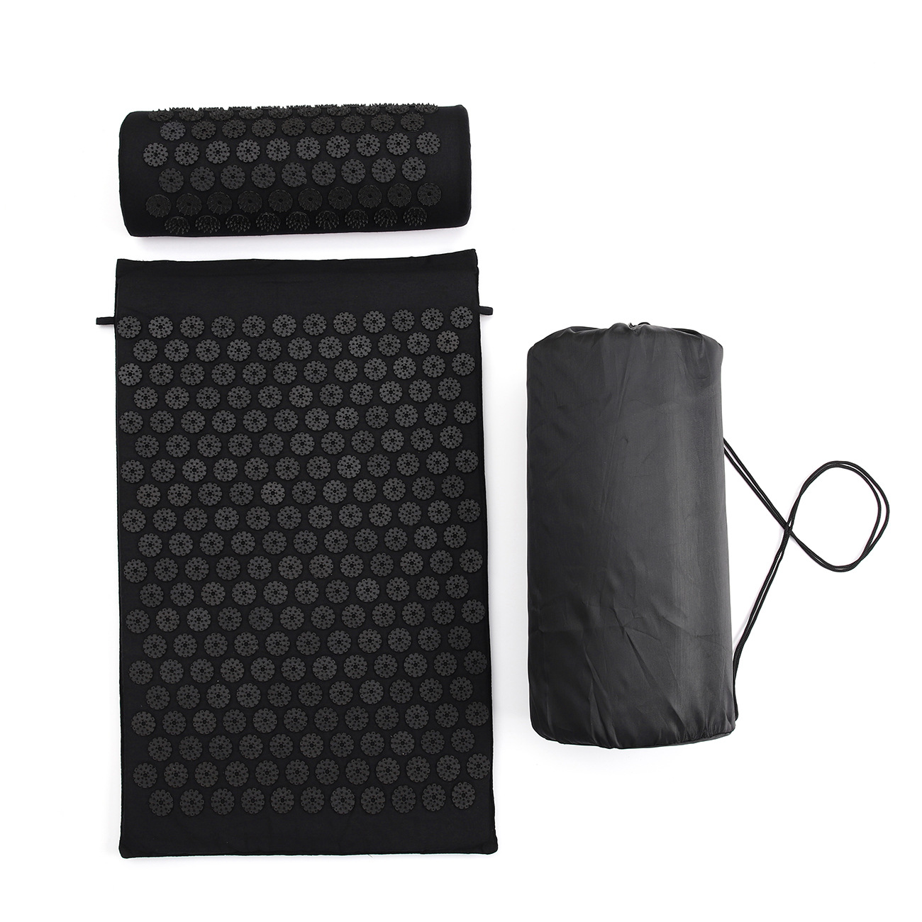 Black black cushion   pillow storage bag