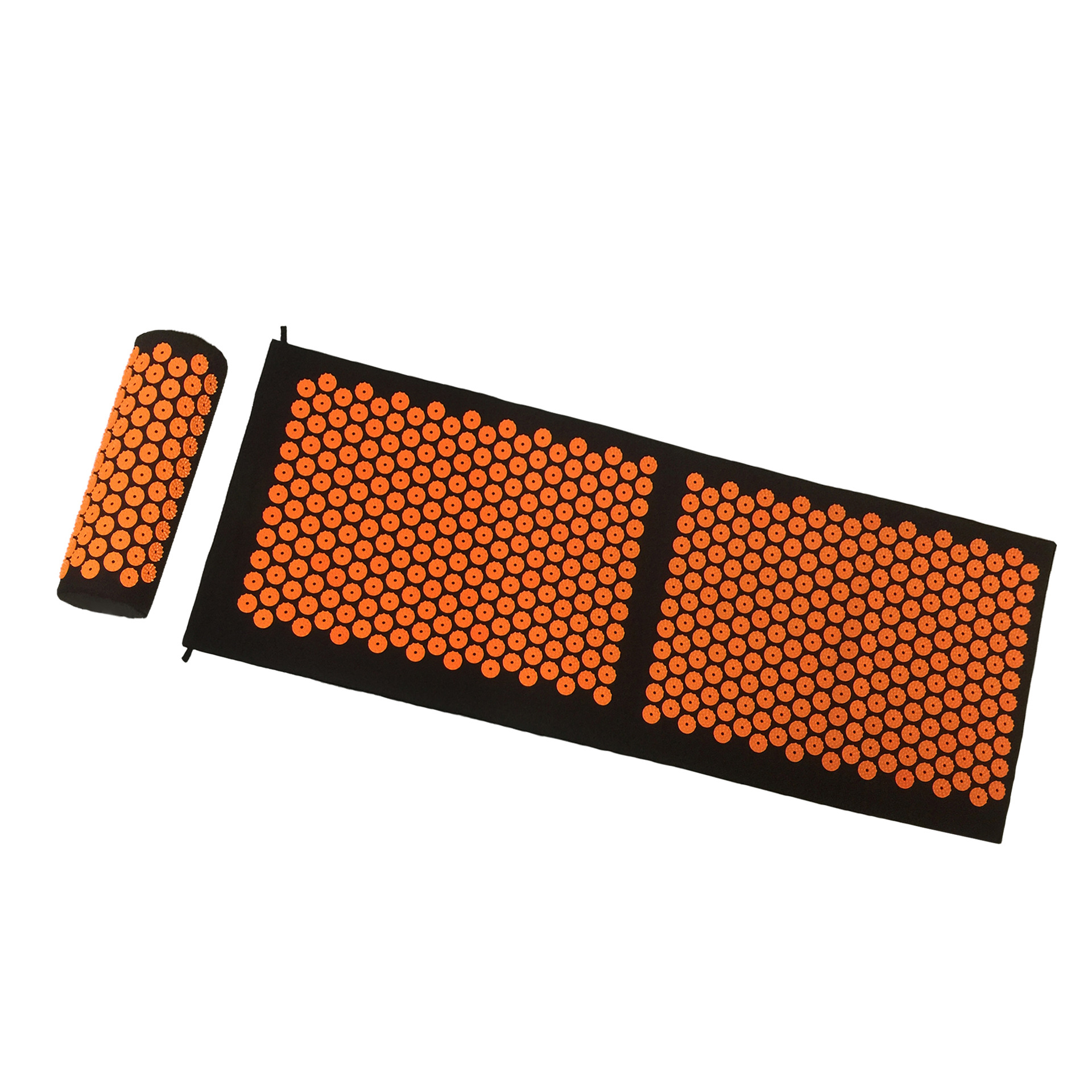 Round thorn long black orange suit