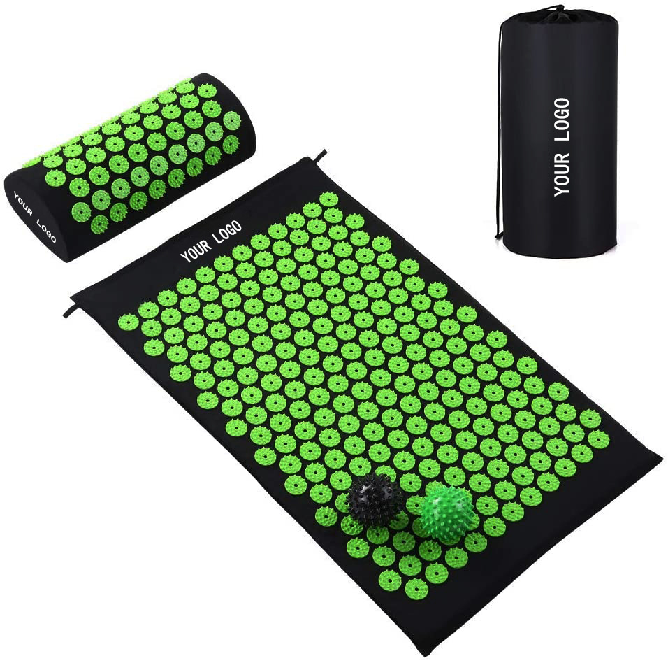 Black and green 2-piece set (thorn ball with additional)