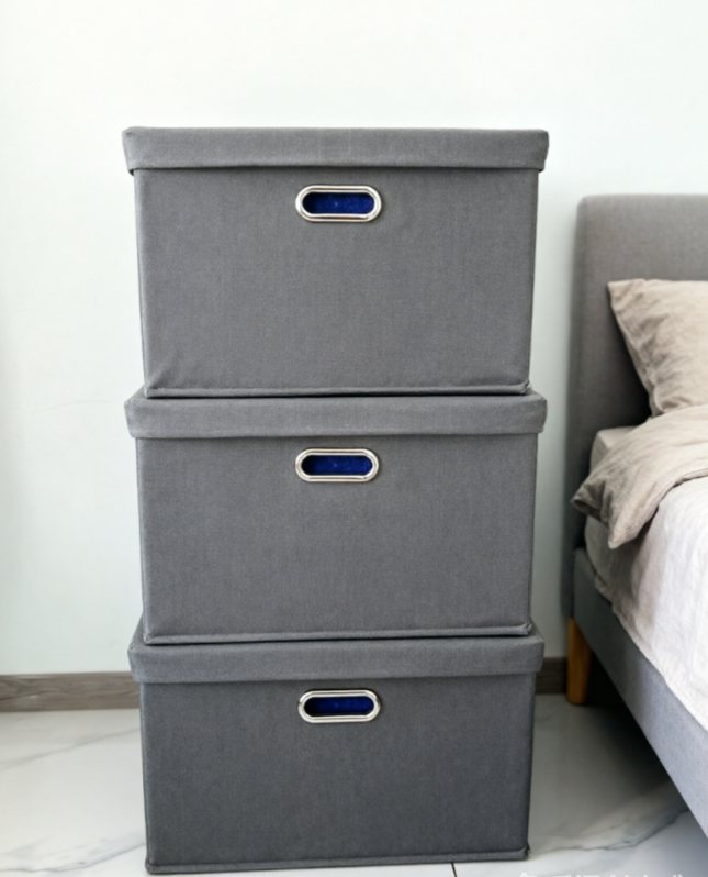 gray 3 pcs Medium size (40*30*25cm)