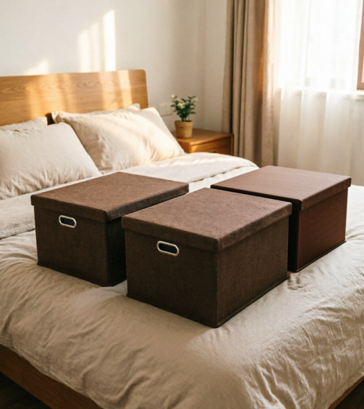 coffee color 3 pcs Medium size (40*30*25cm)