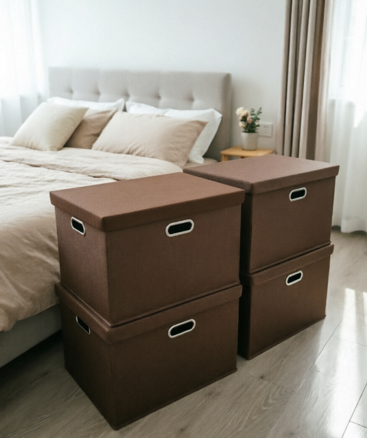 coffee color 4pcs Large size (46*36*28cm)
