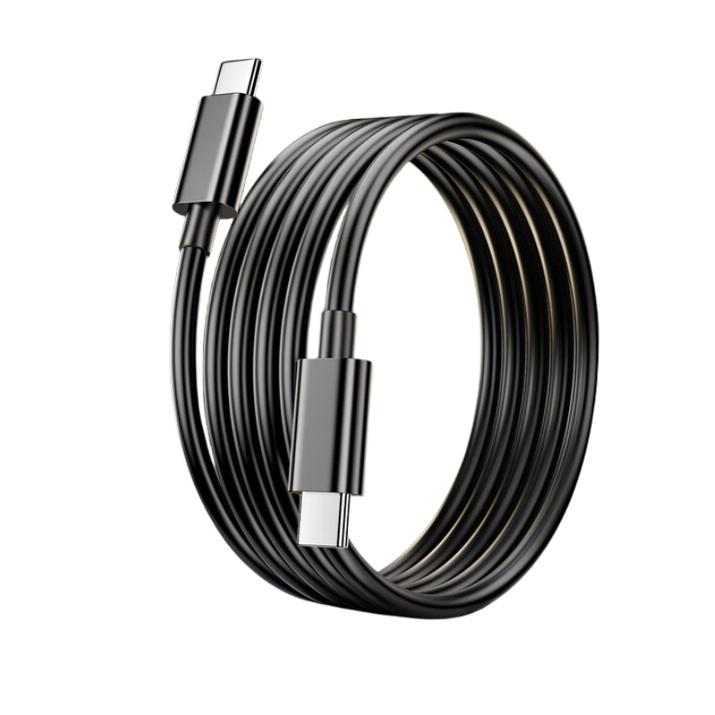 Dual-C 60W 2m Black, 3 pieces