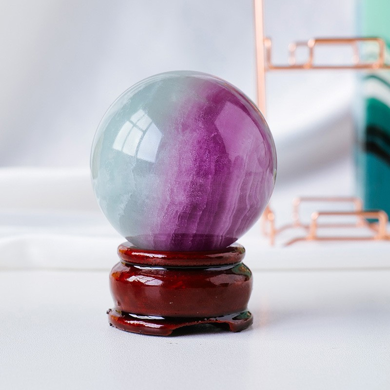 5:Watermelon fluorite ball