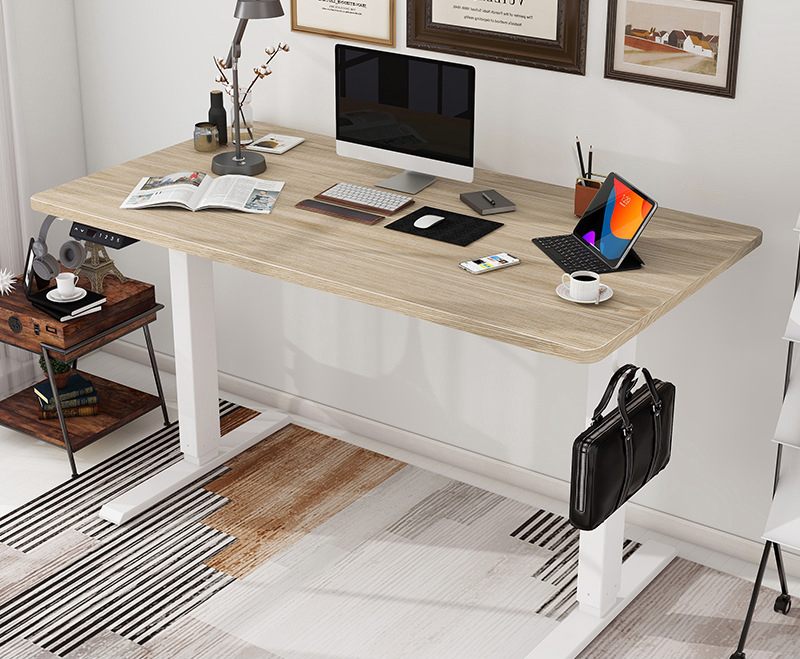 Light wood panel   white frame