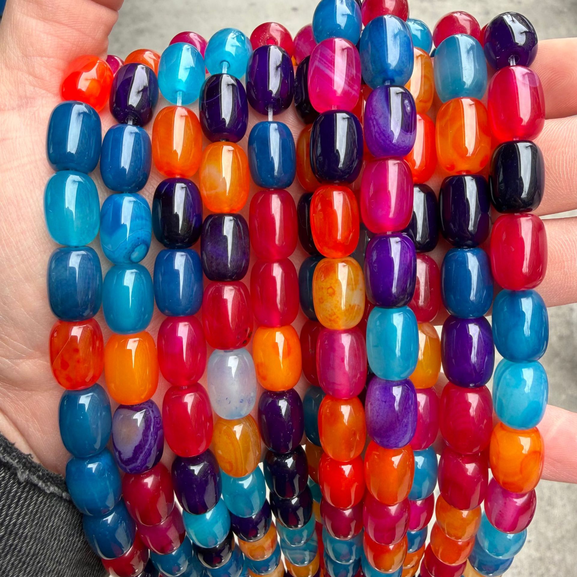 1:Colorful agate