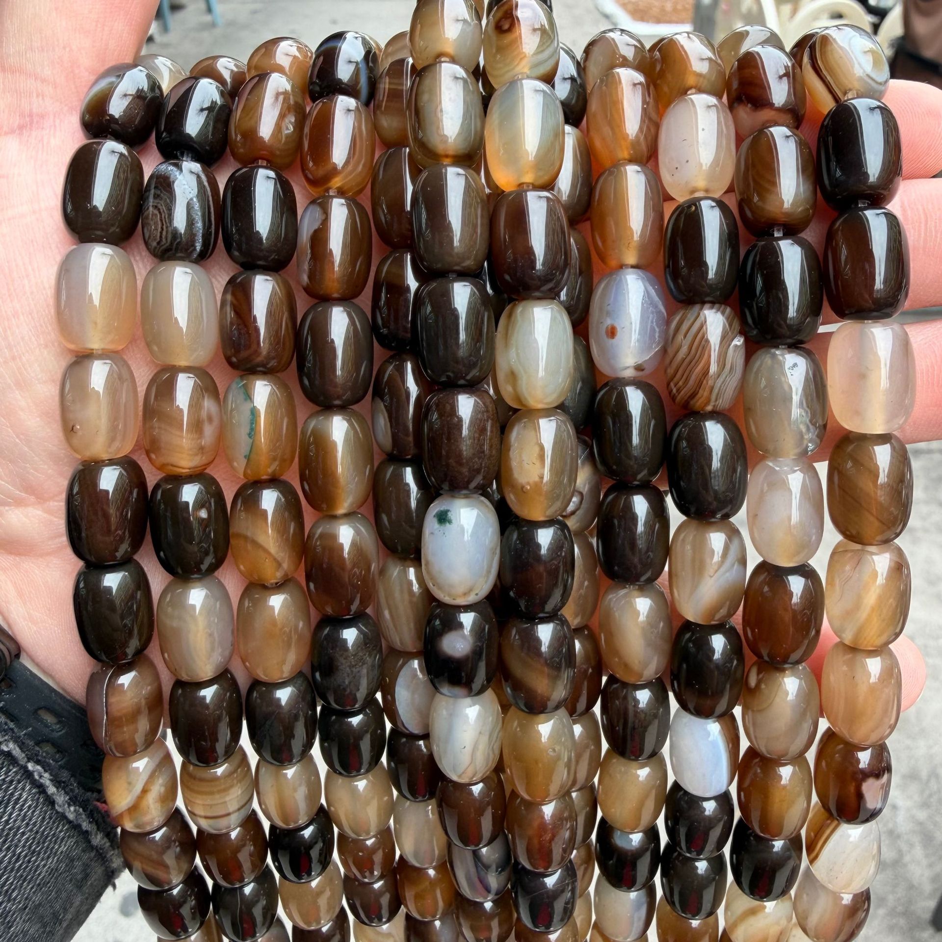 7:Coffee striped agate
