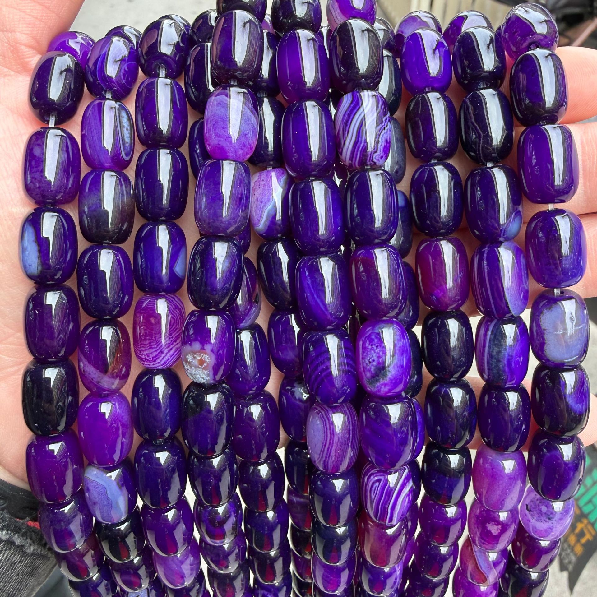 13:Purple striped agate