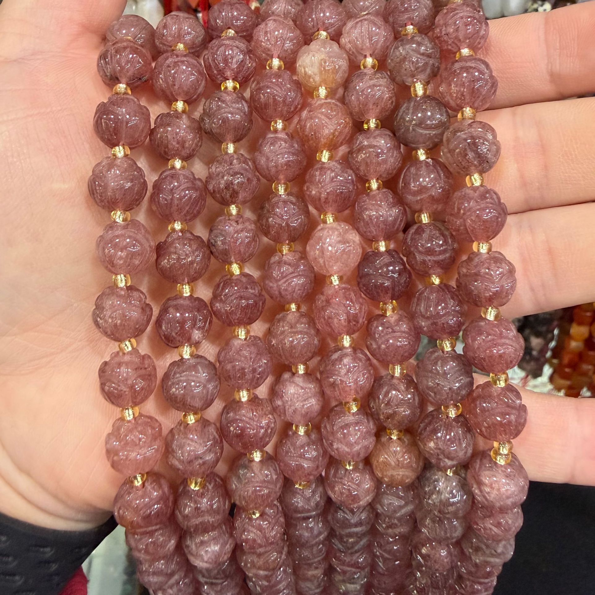 4 Strawberry Quartz