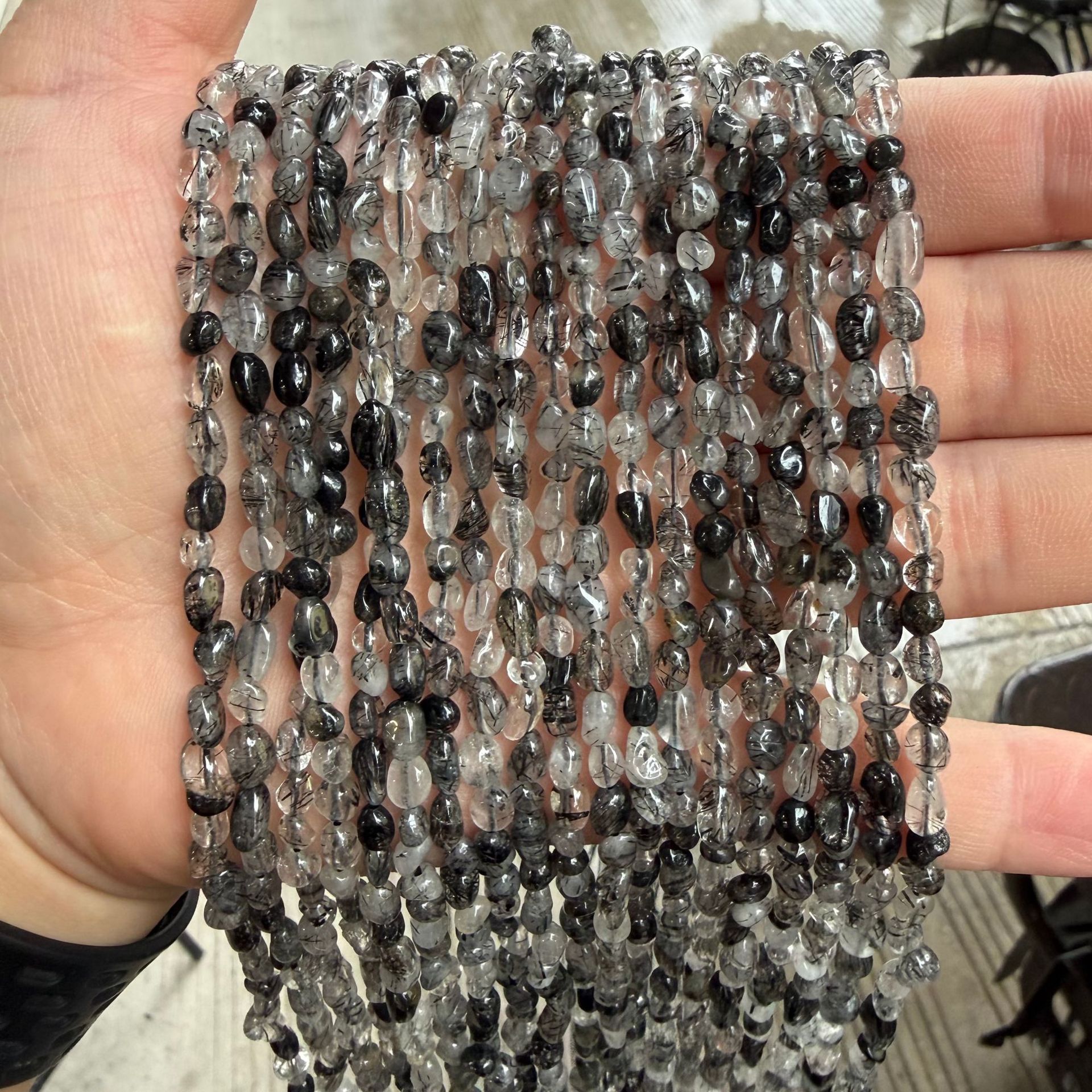9:Black Rutilated Quartz