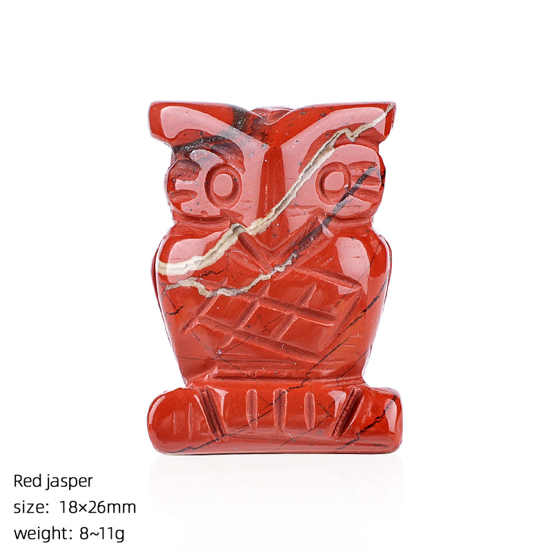5:Red jasper owl