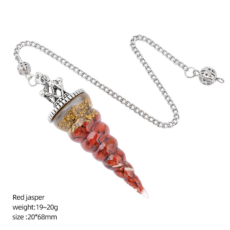 4:Red jasper pendulum