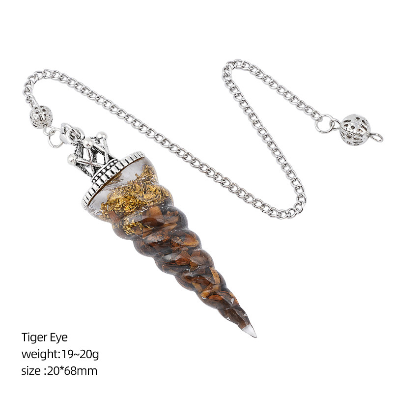 5:Tiger eye stone pendulum