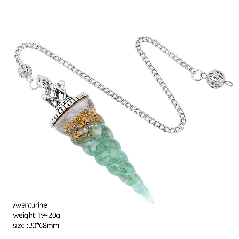 9:Green aventurine pendulum