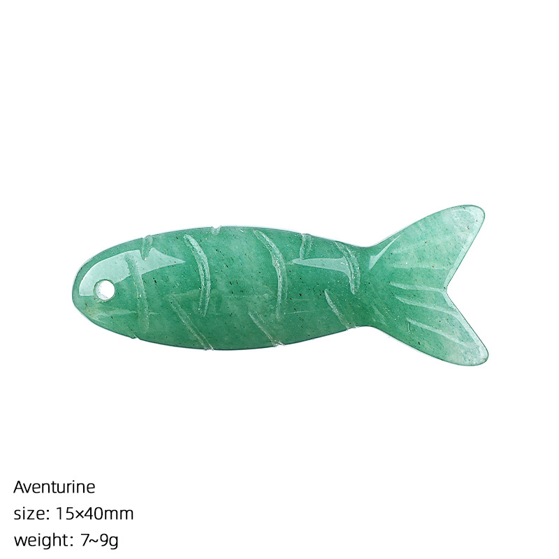 5:Green aventurine fish