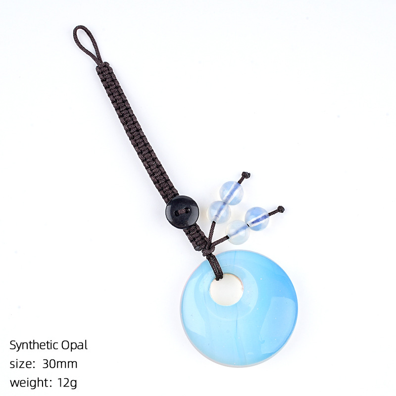 2:synthetic Protein stone pendant