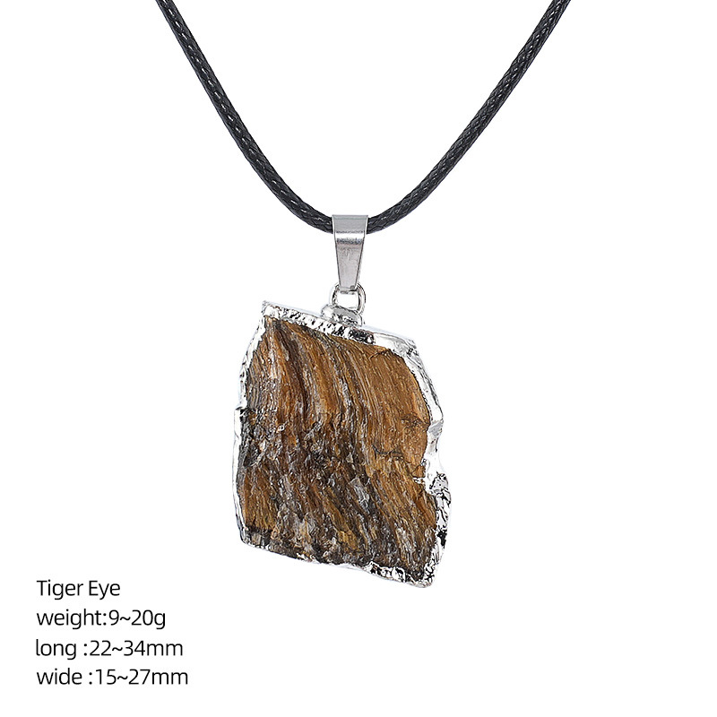 17:Tiger eye stone (silver)