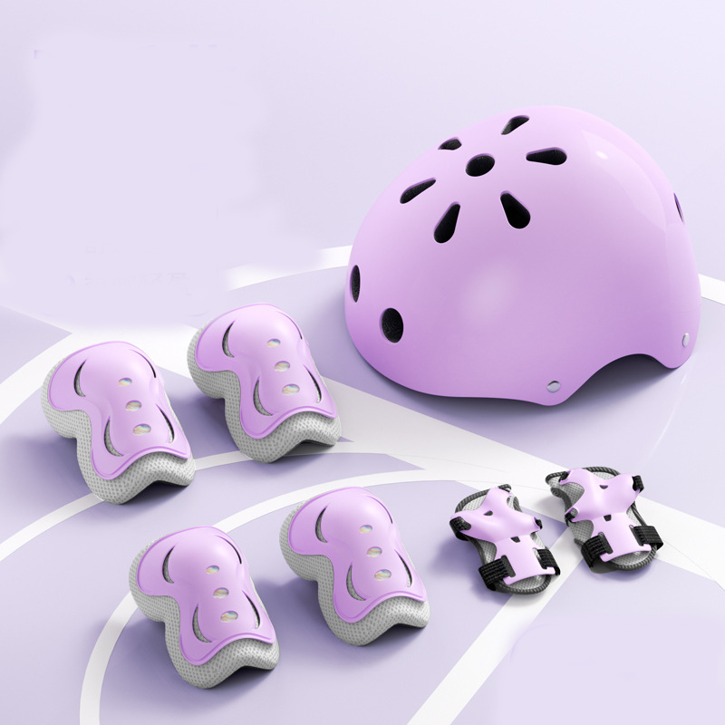 Lilac [six-piece protective gear set   helmet]