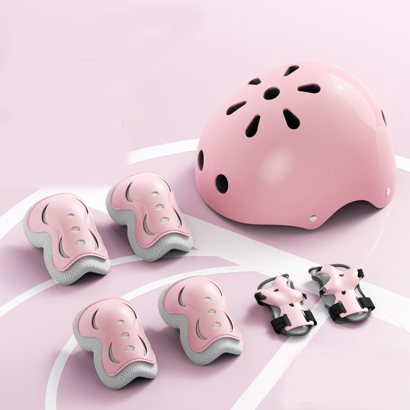 Princess pink [six-piece protective gear set   helmet]
