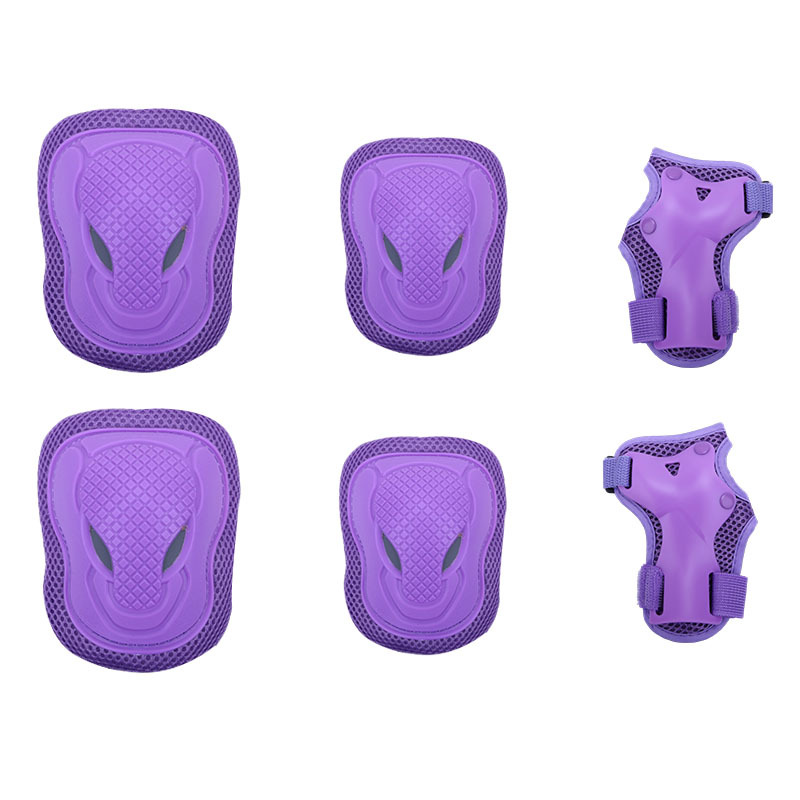 Purple protective gear six-piece set