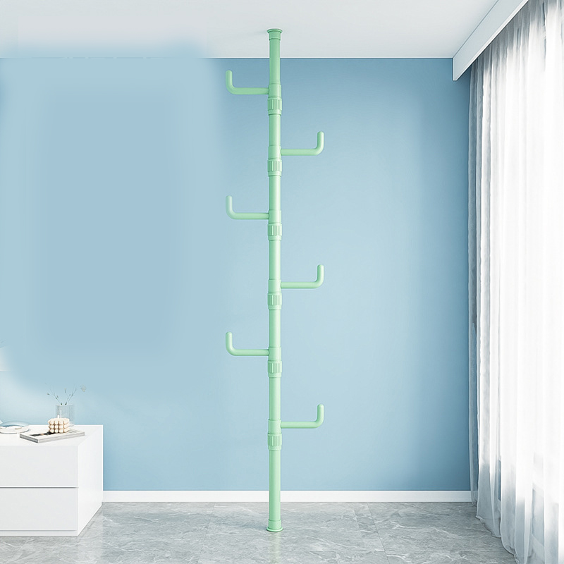 Green single pole   8 hooks