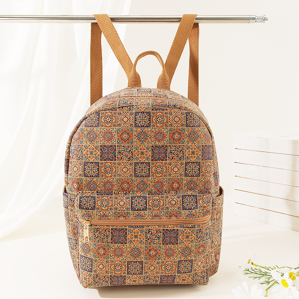 Checkered backpack