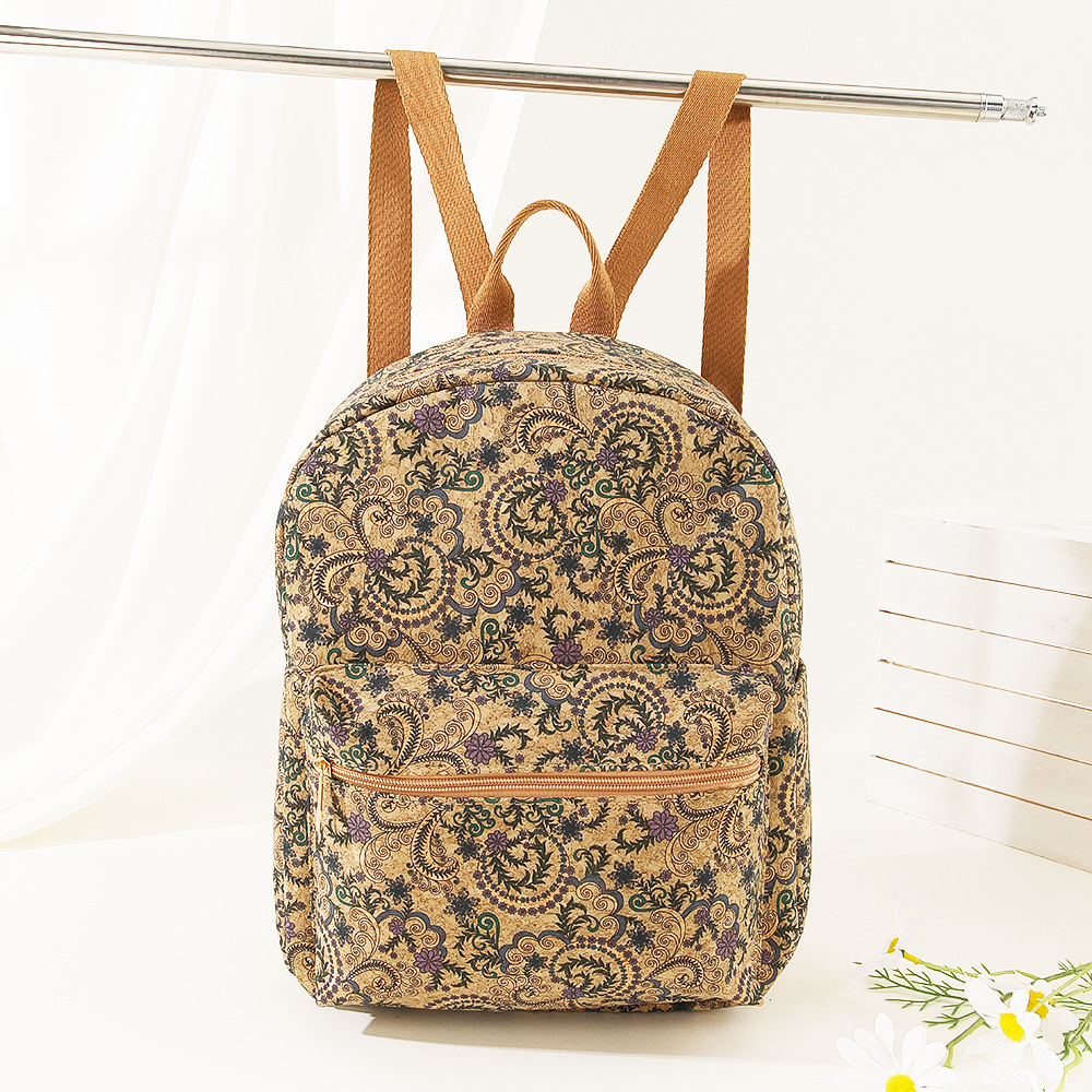Purple flower backpack
