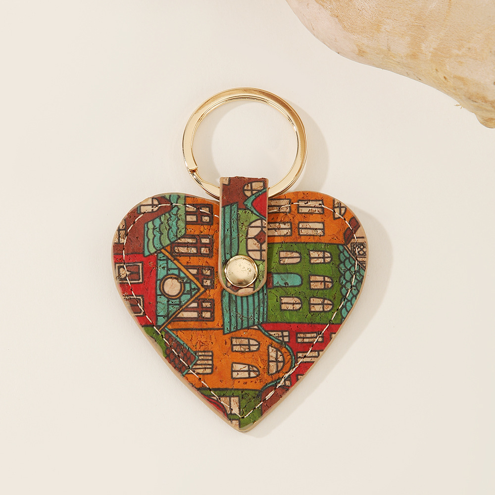 8.2cm Heart keychain house style