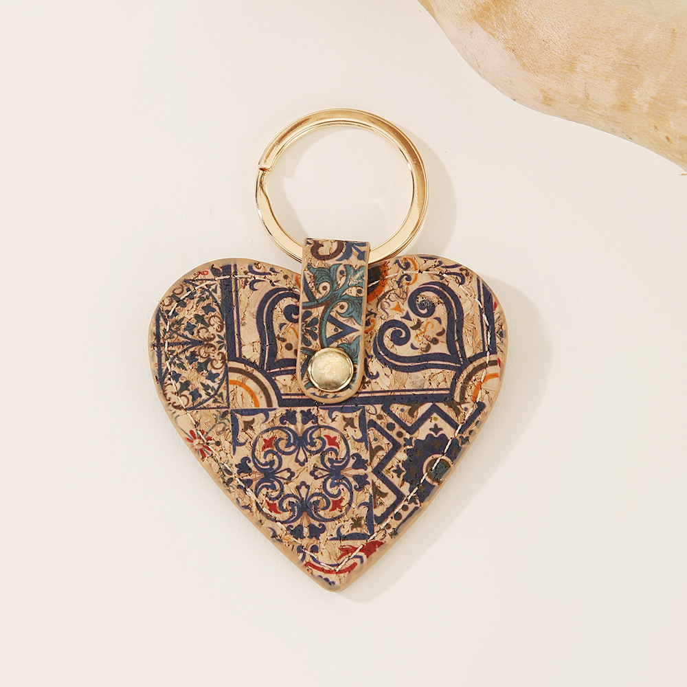 8.2cm Heart keychain plain style