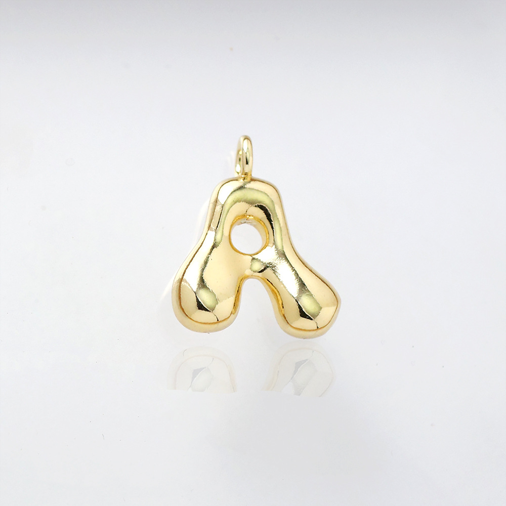 1:Letter pendant-a (gold)