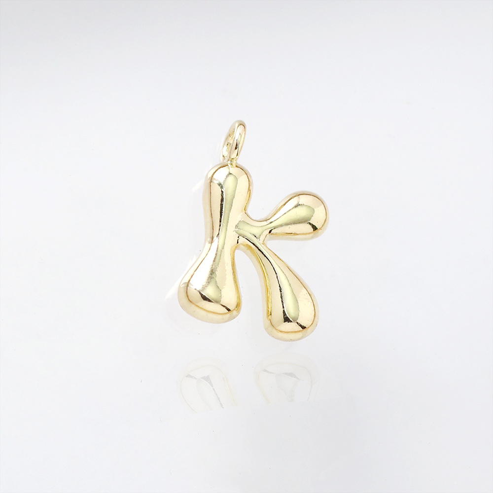 11:Letter pendant-k (gold)