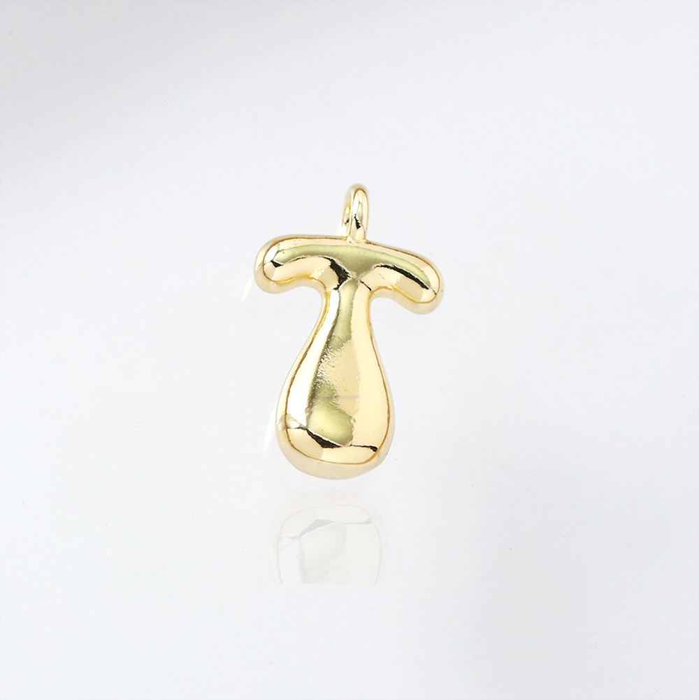 20:Letter pendant-t (gold)