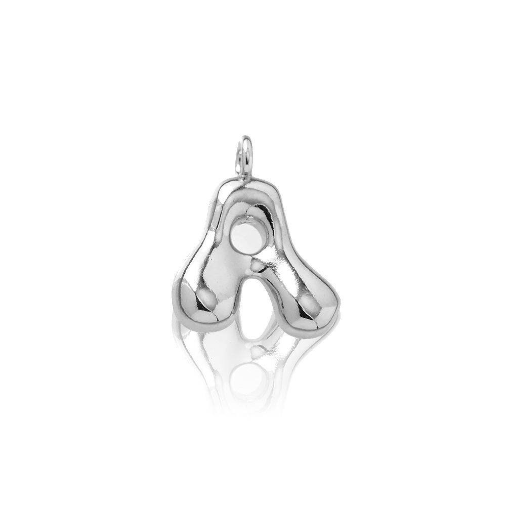 27:Letter pendant-a (silver)