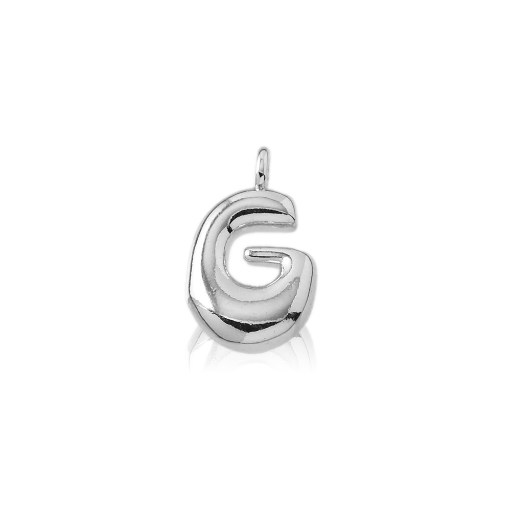 33:Letter pendant-g (silver)