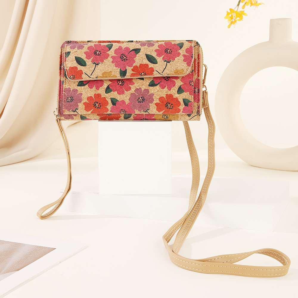 Flower crossbody mobile phone bag