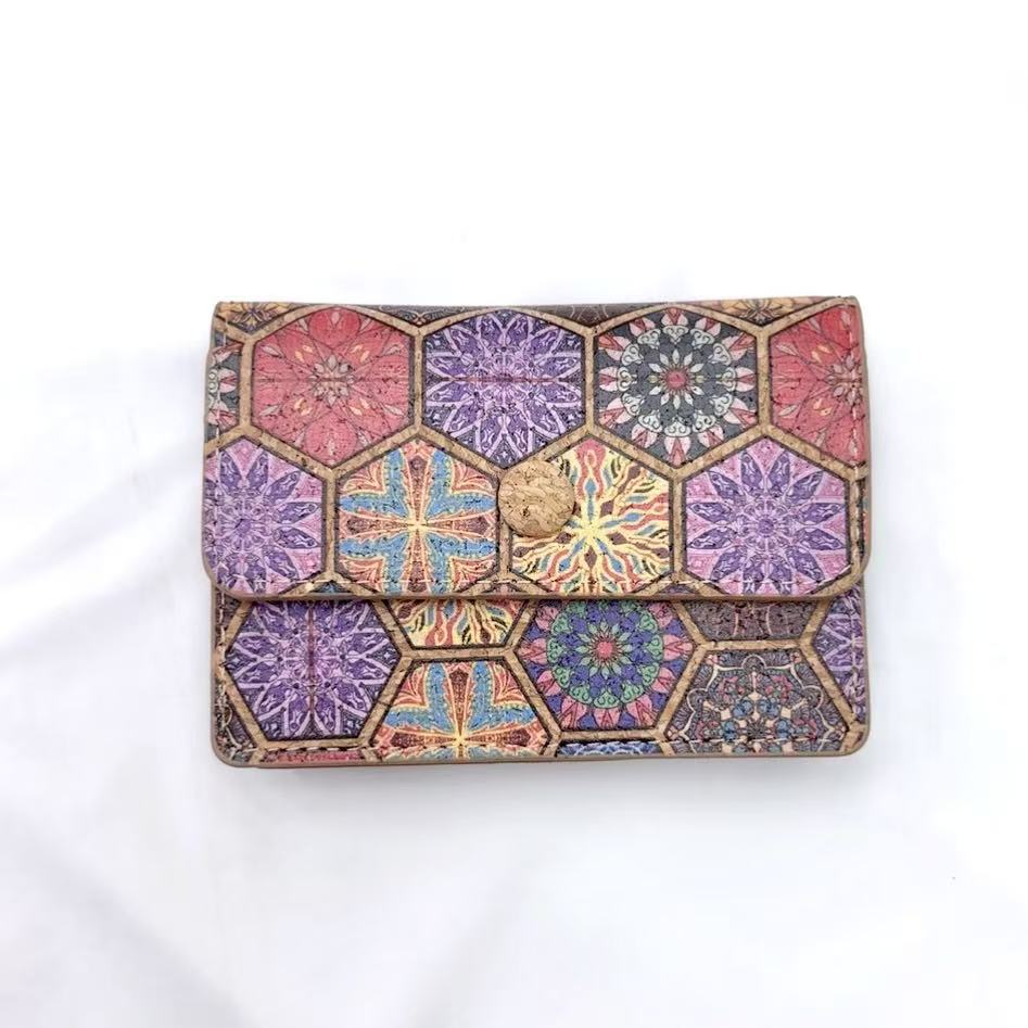 Accordion card holder - new hexagon design