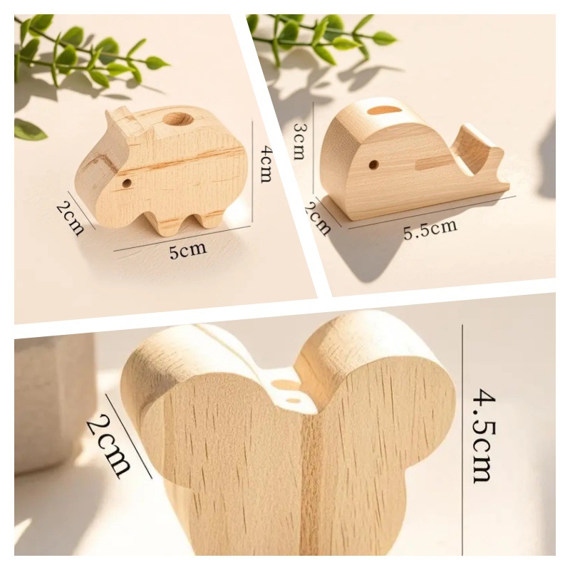 Diffusing wood: little hippopotamus   little whale   mickey