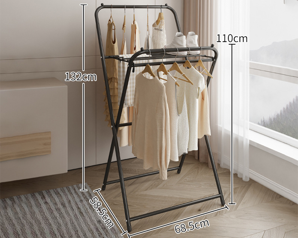 Black -132cm foldable