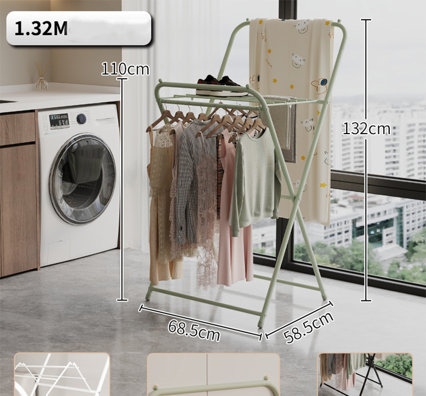 Green -132cm foldable