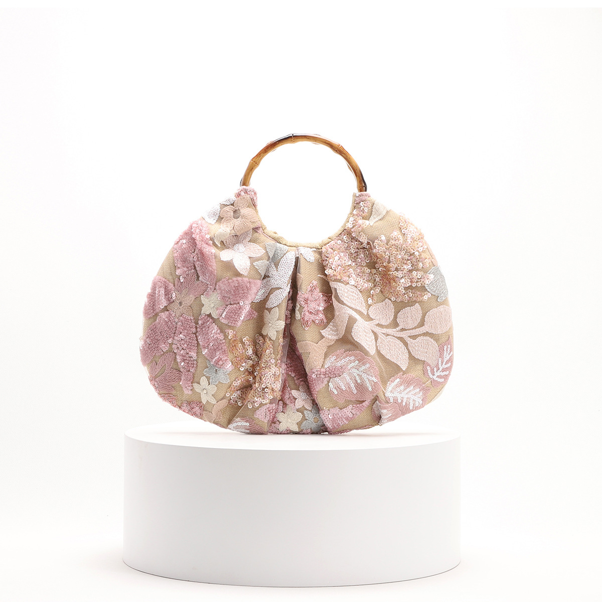 Light pink (random flower pattern)