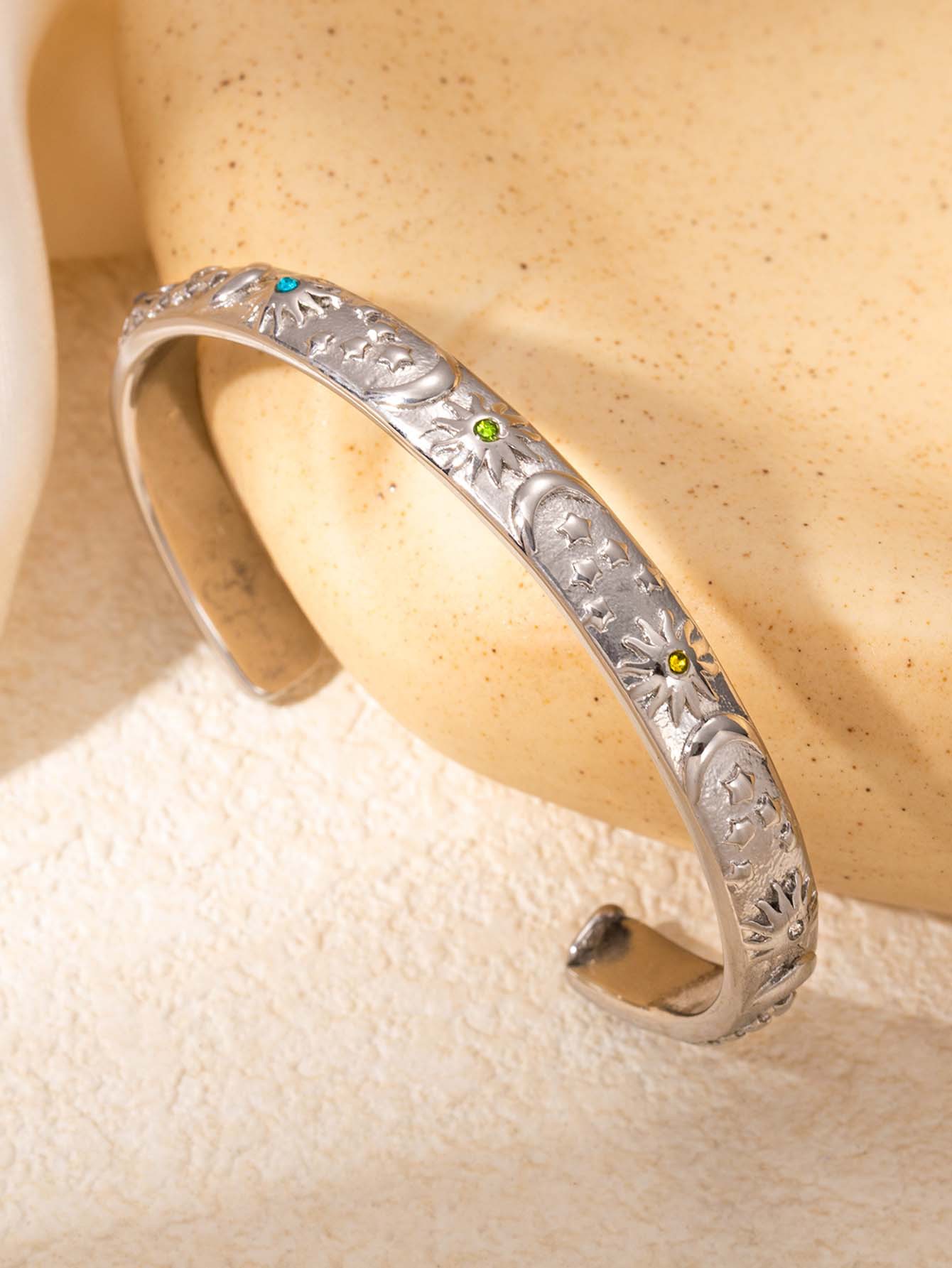 4:steel colored diamonds