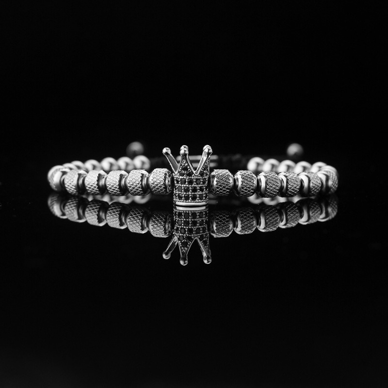4:Steel crown with black zirconium