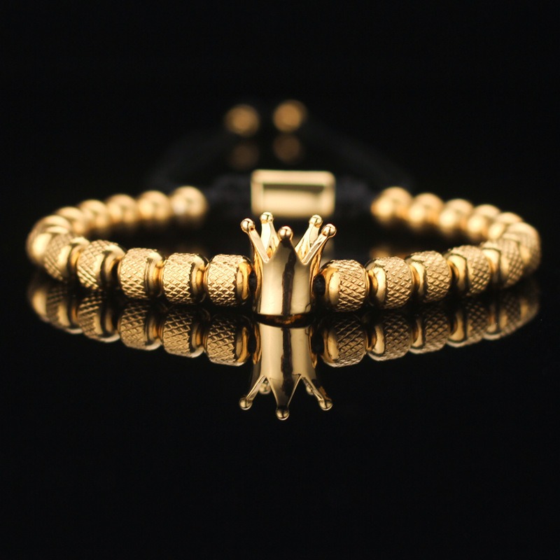 10:Golden crown 6 pineapple beads